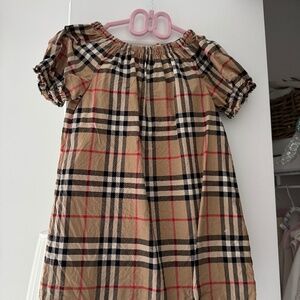 Burberry baby poplin dress